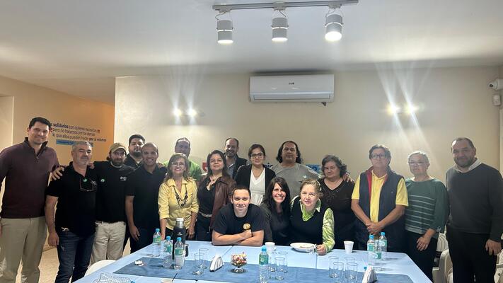 Líderes del Espacio político denominado Unidos Por Asunción y Acuerdo Guaraní